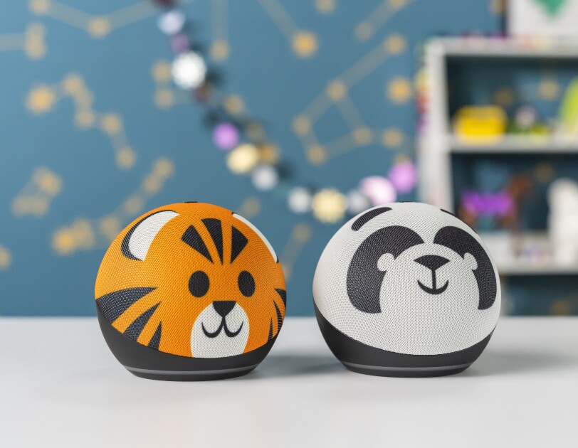 Tiger and Panda echo devices