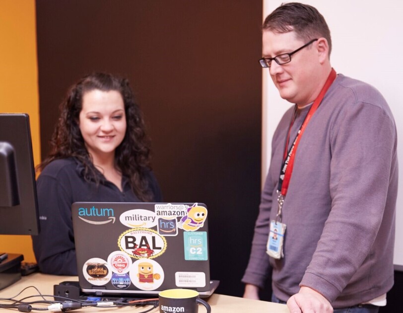 Military veteran serving up success at Amazon