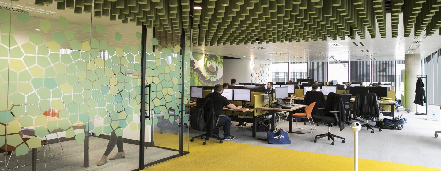 Amazon office interior in Barcelona