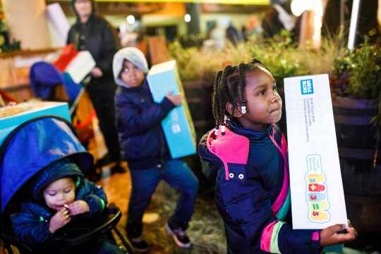 Amazon's Treasure Truck Delivers Smiles to Mary's Place
