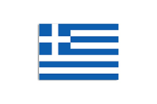 Greece flag map for location