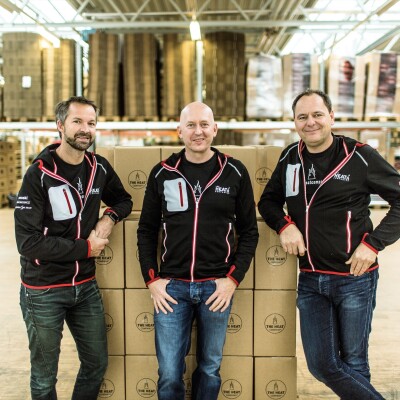 Gruppenbild v.l.n.r.: Ernst Lackner, Herwig Holzer, Rupert Silbergasser – Freunde und Geschäftspartner.