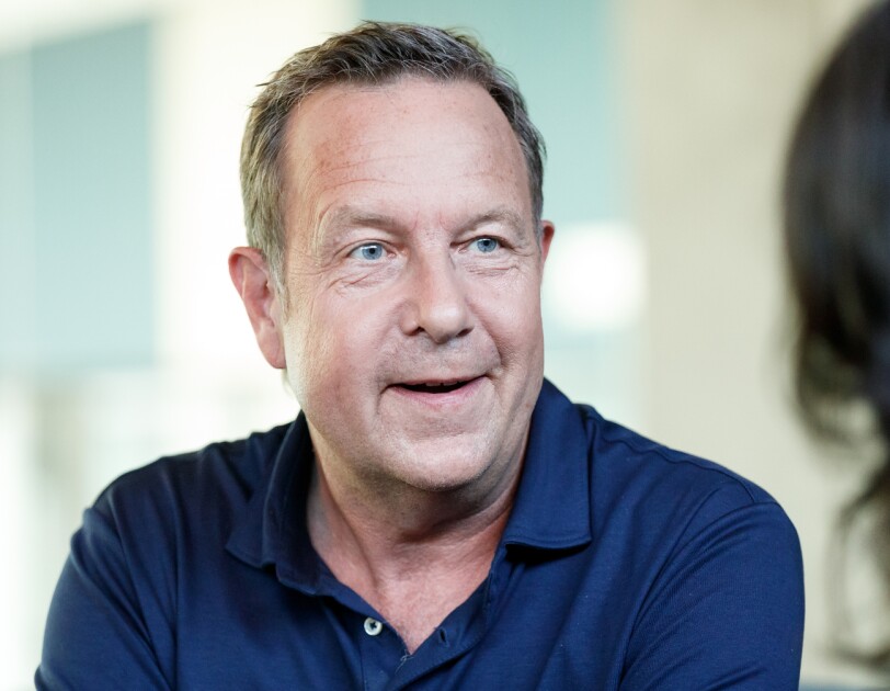 Ralf Kleber bei der Abschlussveranstaltung von "Unternehmerinnen der Zukunft".