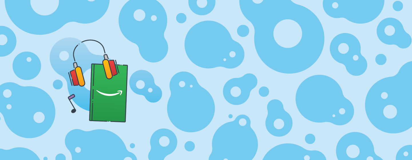 Illustrated background for Amazon Virtual Kids' Week