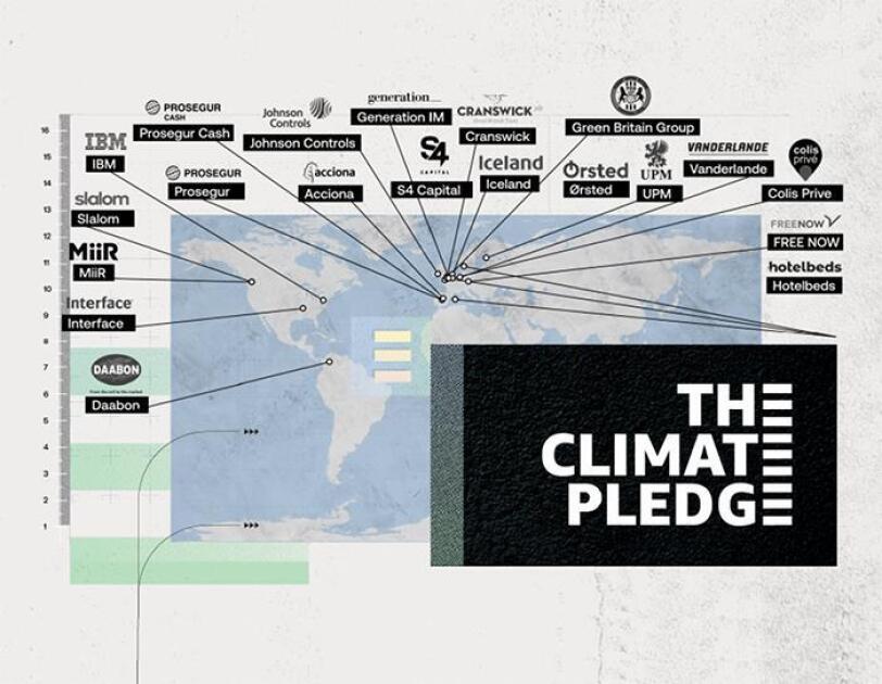 世界中から20社が新たに「気候変動対策に関する誓約 (The Climate Pledge)」に参加