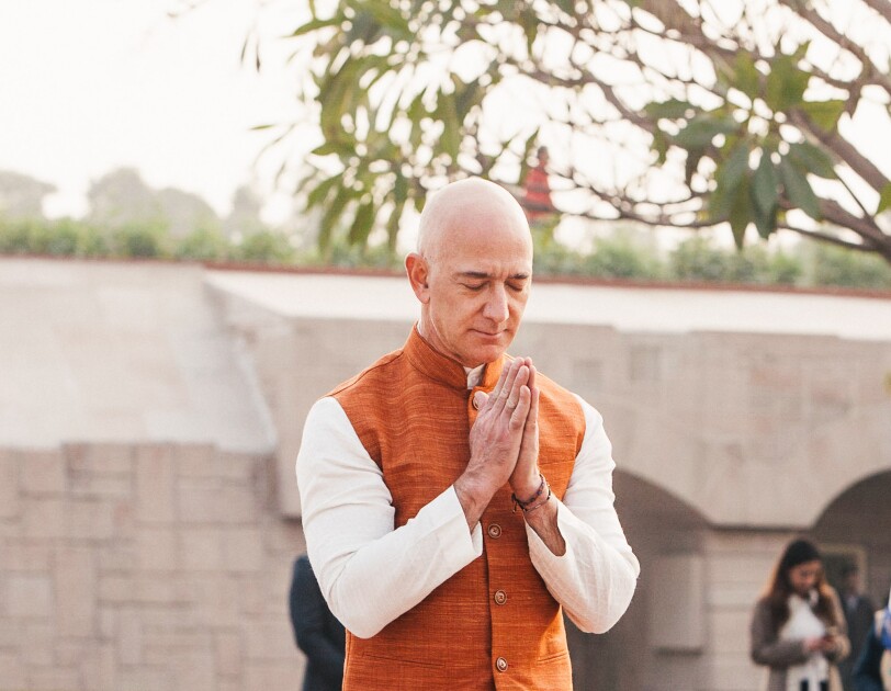 Jeff at Raghat - Gandhi Memorial