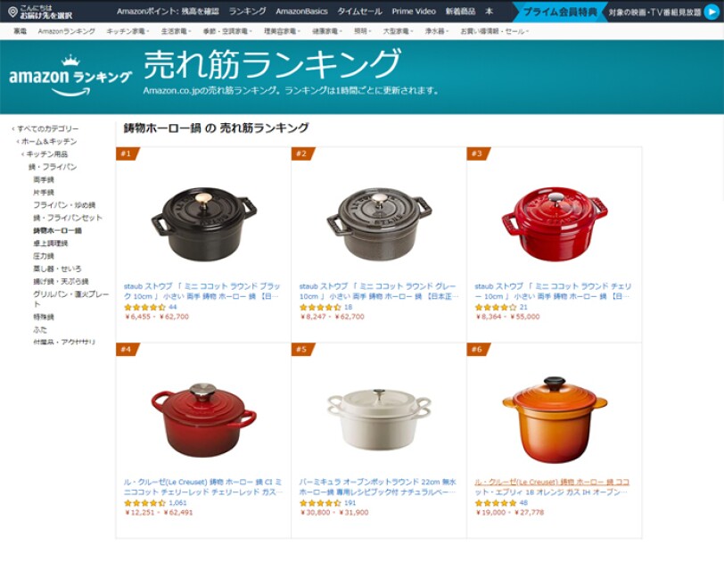売れ筋ランキング カテゴリー別