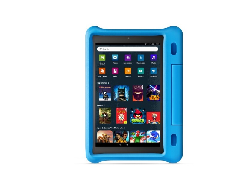 A photo of the new kids theme option on the Amazon Fire Tablet Kids Edition