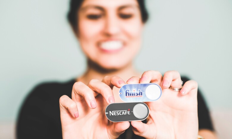 By default, buttons don’t allow new orders until your current one arrives, so you don’t have to worry about duplicates.