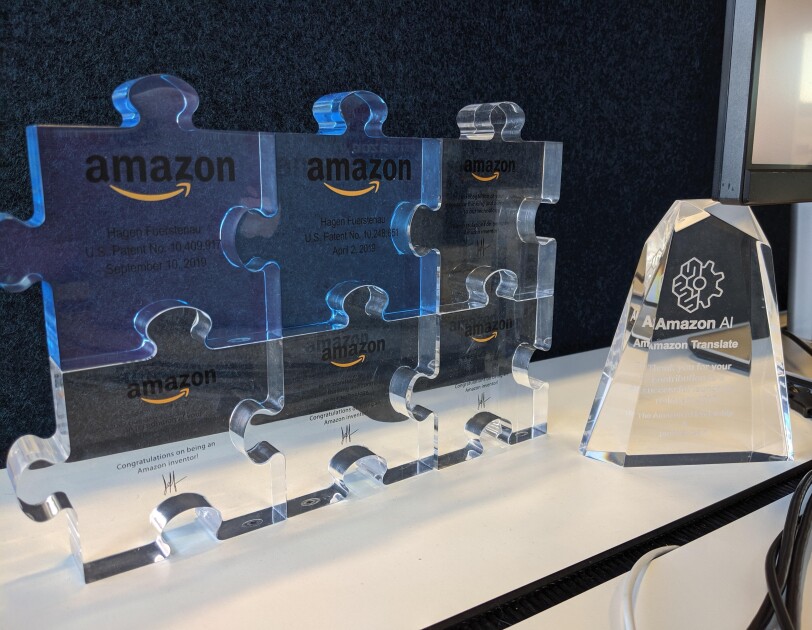 Glasbausteine für Amazon Innovationen