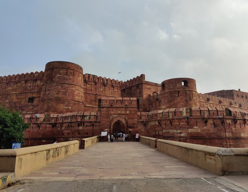 The historic Agra Fort