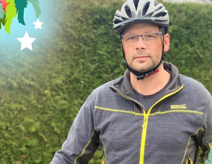 7-12-2020 Sven mit Radhelm