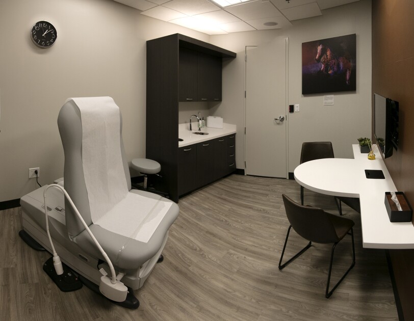 View inside an Amazon Neighborhood Care clinic for employees and their families