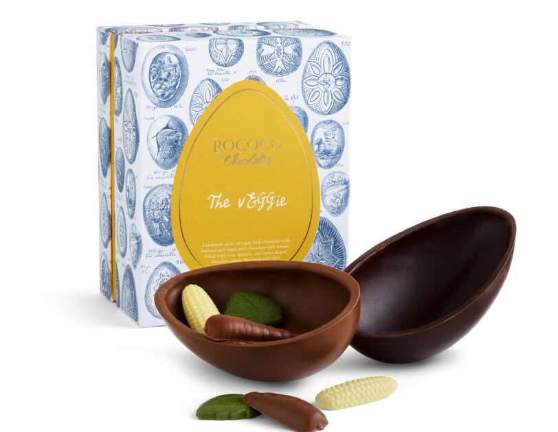 The vEGGie Easter Egg Rococo Chocolates