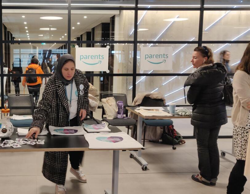 Employee at Amazon for International women's day