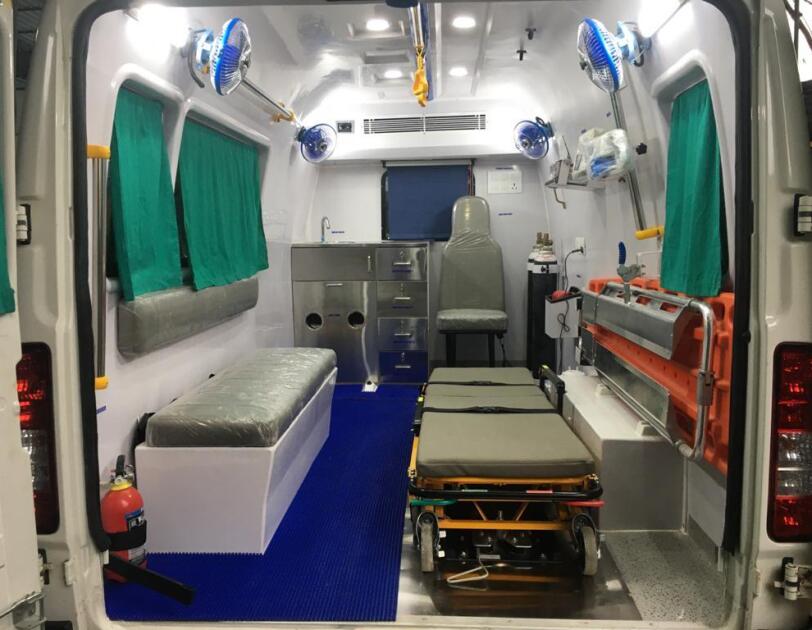 Inside the COVID Ambulance supporetd by AWS