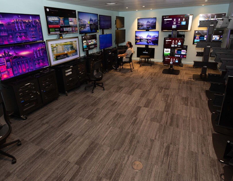 Prime Video testing room