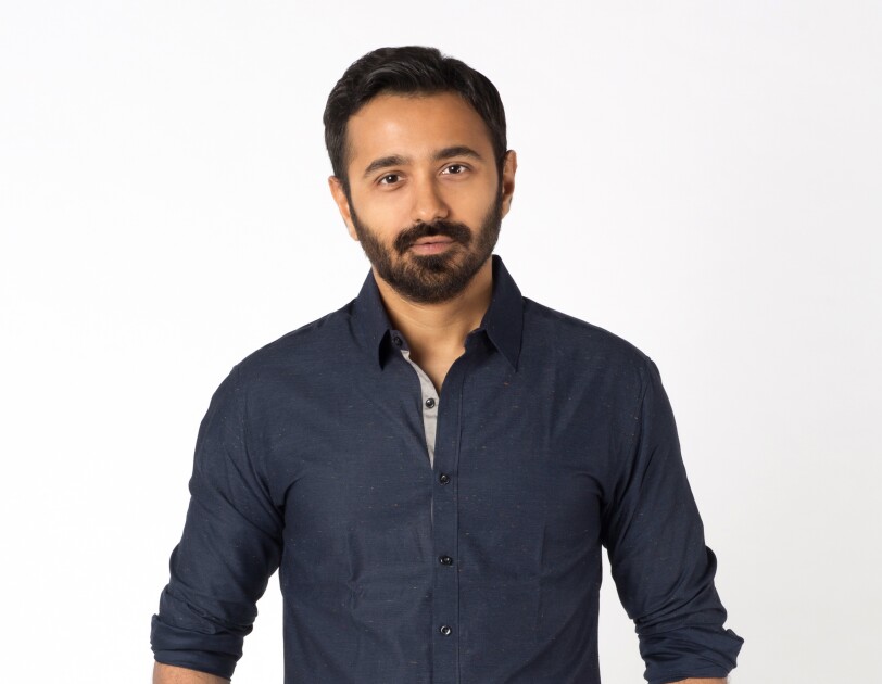 Founder of Ketto Varun Sheth poses for a pic.