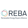 Logo of REBA: Renewable Energy Buyers Alliance, an Amazon Sustainability partner