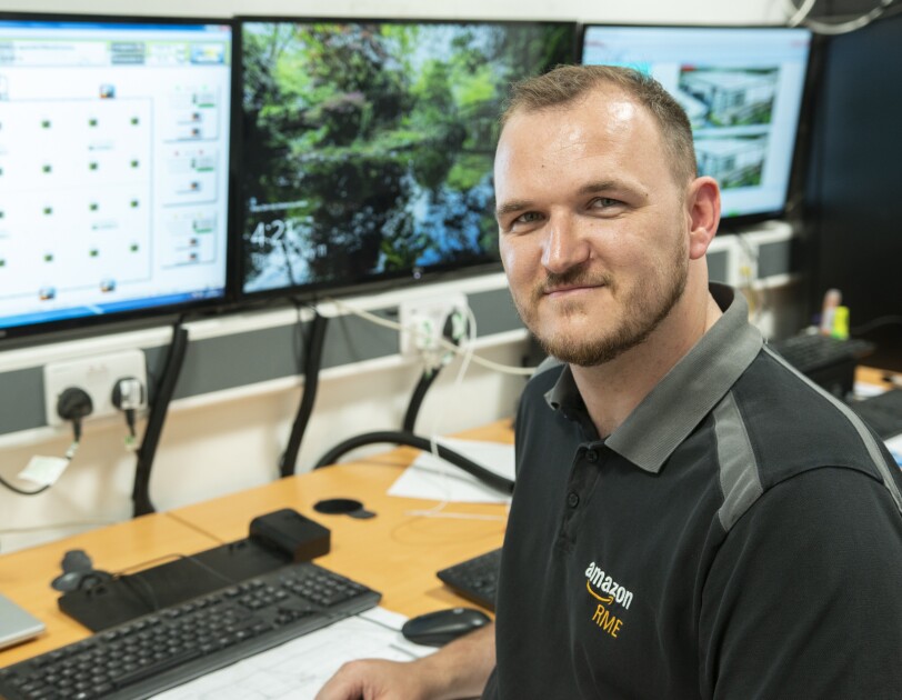Phil Davenport, 32, is one of the veterans working in Amazon’s fulfilment centres.