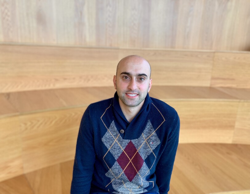 Photo of Wissam Kazan, Chief Technology Officer, Book Depository at work.