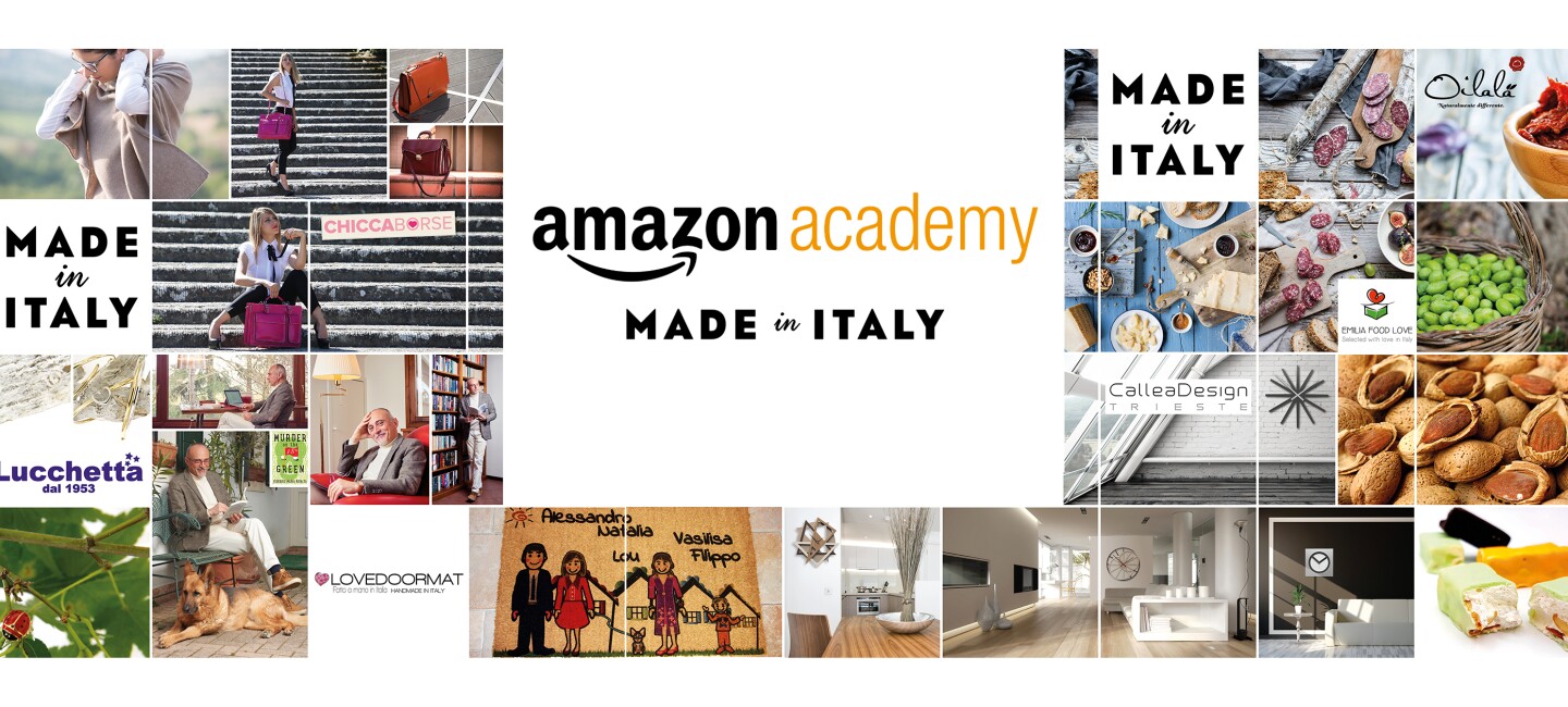 Amazon Academy 2019 Presenting our “Made in Italy” program in Brussels