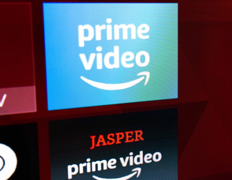 Thumbnail of the Prime Video app as seen on a TV screen