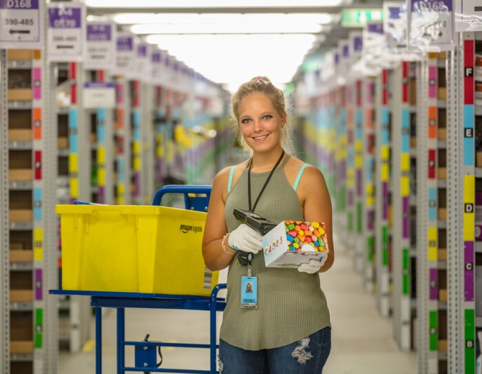 Mitarbeiter der Logistikzentren
