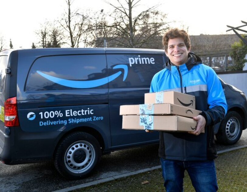 Mit Elektrolieferfahrzeugen werden zukünftig die Pakete ausgeliefert.