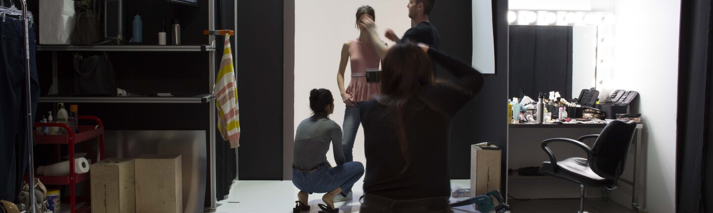 Photos of more behind-the-scenes moments at Amazon Fashion's New York City studios