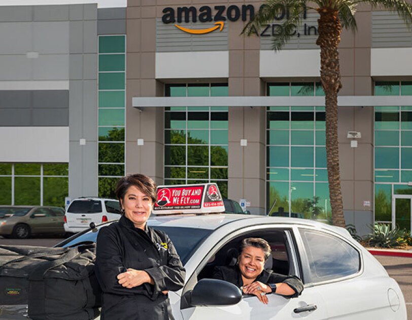 You Buy And We Fly restaurant delivery service @ Amazon