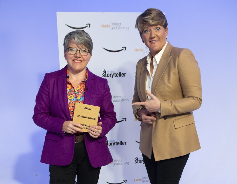 Clare Balding presents award to Rachel McLean