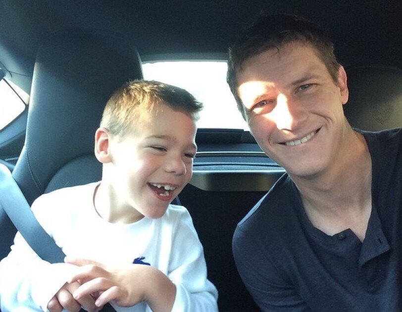 Kaden has cerebal palsey, and loves riding in the car.