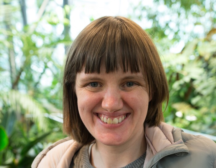 Jelena Skorodumova, fulfilment centre employee at Amazon in Manchester, pictured in the Amazon Spheres in Seattle