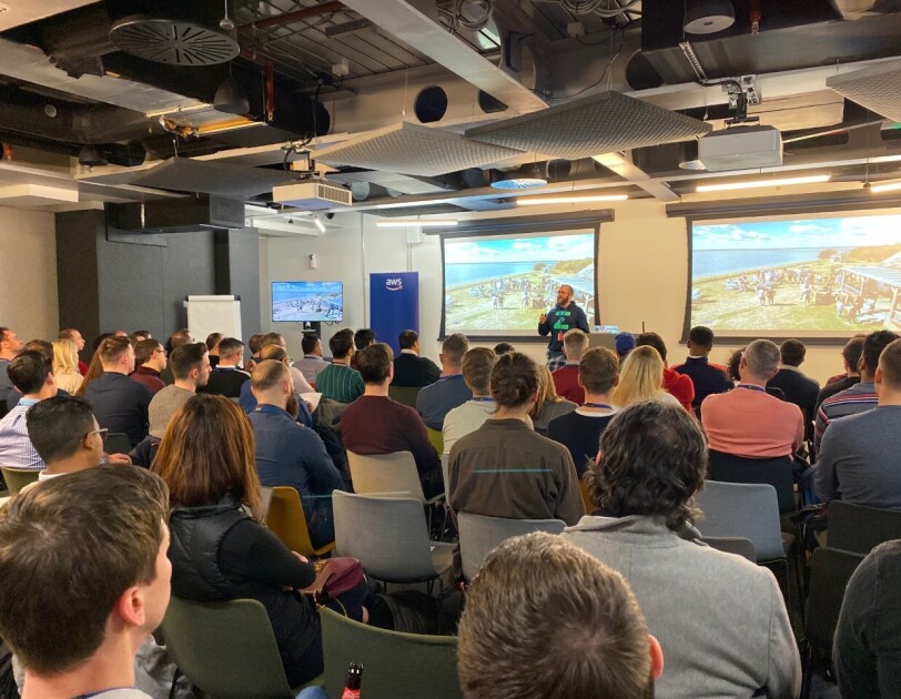 AWS Garage event background shots