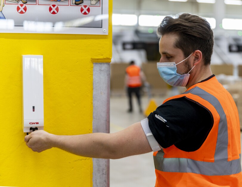 Maßnahmen während der Corona-Krise in den Amazon Logistikstandorten