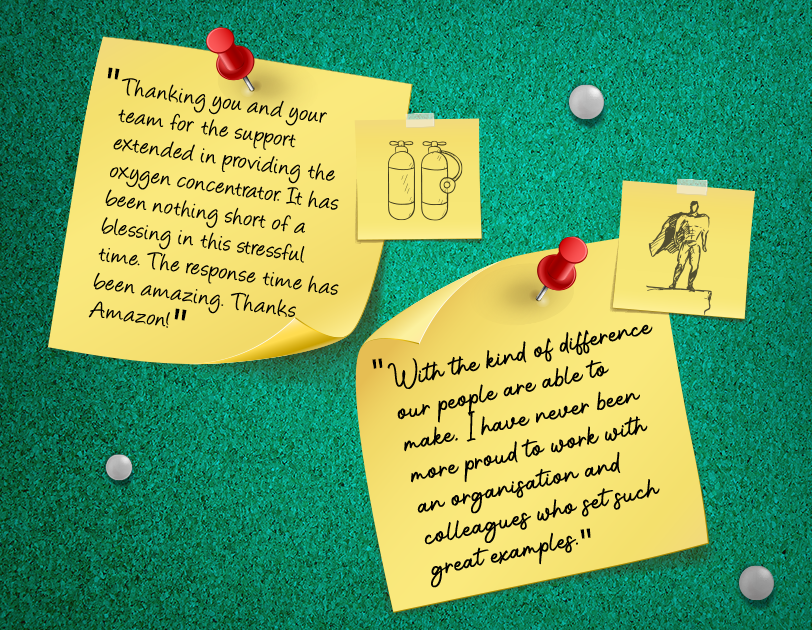 Messages of gratitude