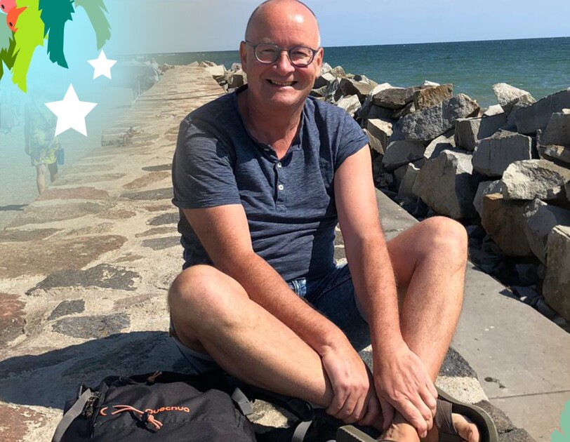 Urlaubsfoto von Peter am Meer