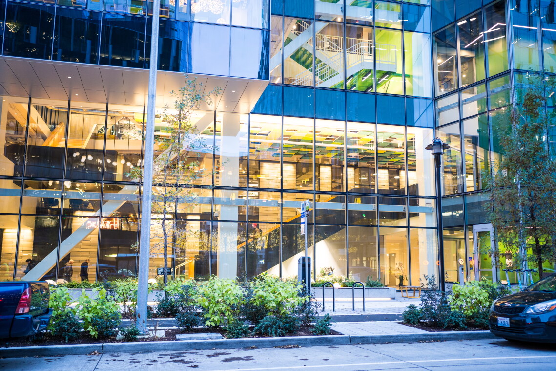 Amazon Frontier building entrance