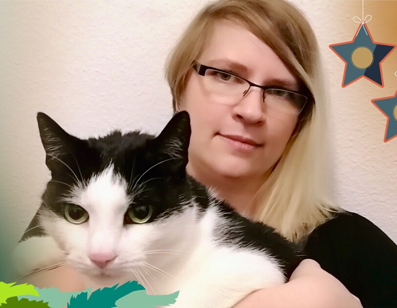 Christine mit Kater