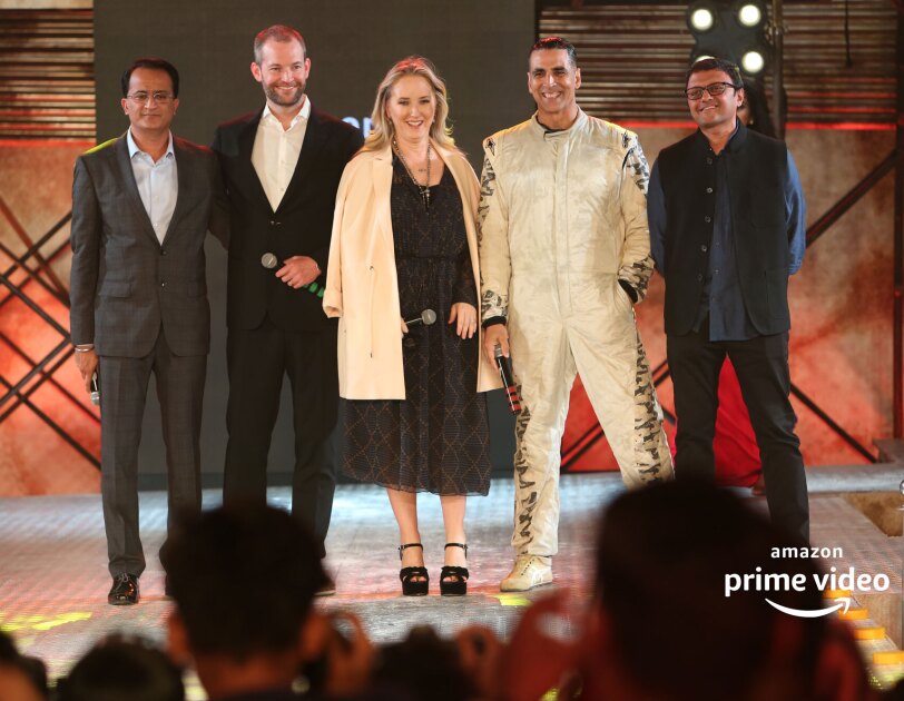 Akshay with team Amazon INdia