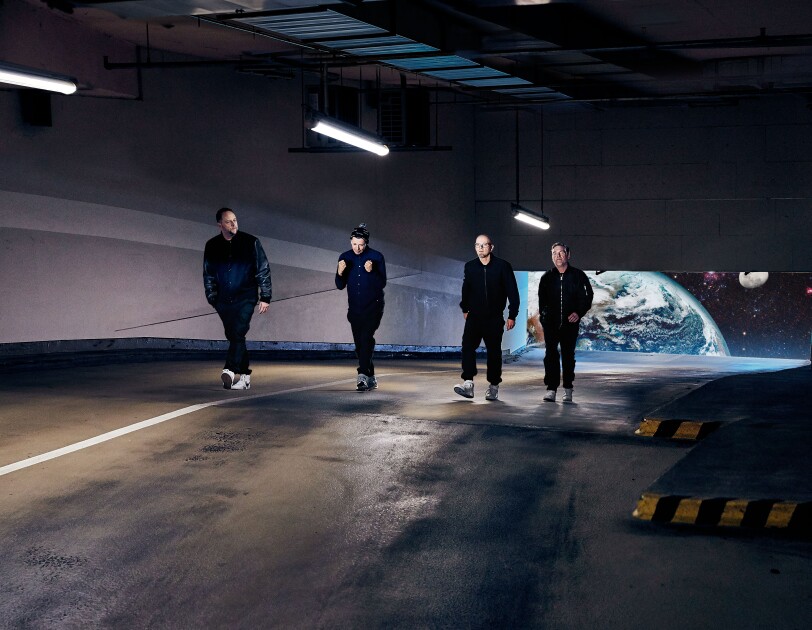Die Fantastischen Vier im Parkhaus