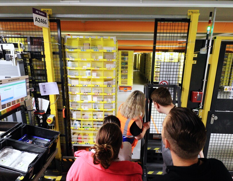 Das Amazon Team Frankenthal bei der Einarbeitung