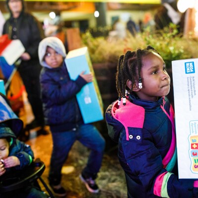 Amazon's Treasure Truck Delivers Smiles to Mary's Place