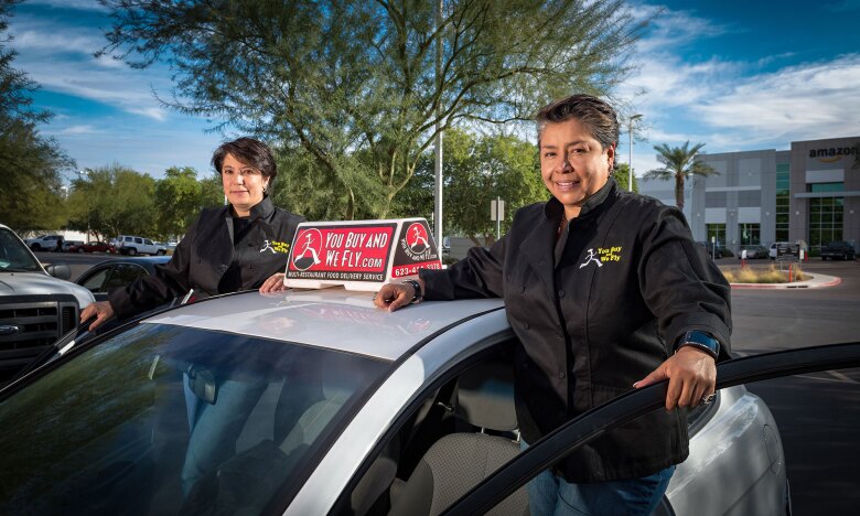 You Buy And We Fly restaurant food delivery service