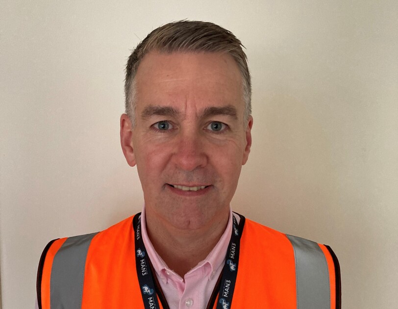 Mark Chew in high visibility jacket