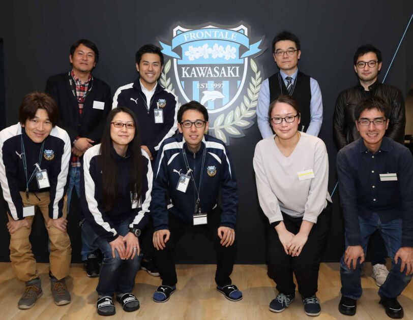 プロサッカーチーム「川崎フロンターレ」と企業間交流会