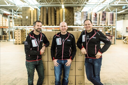 Gruppenbild v.l.n.r.: Ernst Lackner, Herwig Holzer, Rupert Silbergasser – Freunde und Geschäftspartner.
