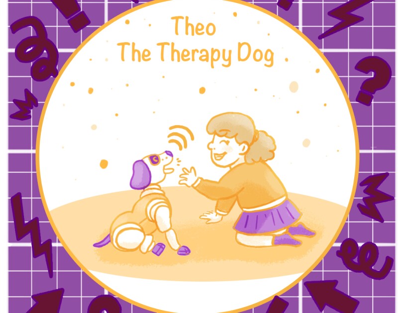 Theo the Therapy Dog - People's Choice