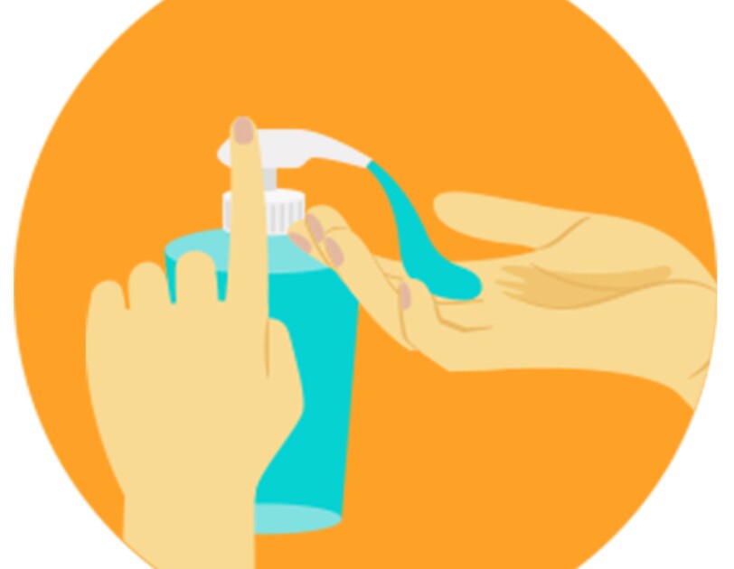 graphic depicting Hand wash
